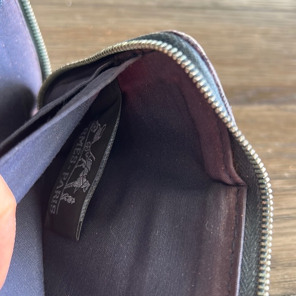 Hermes Herline Paris Blue Wallet - Picture 5 of 9